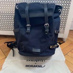 Sandqvist Black Backpack